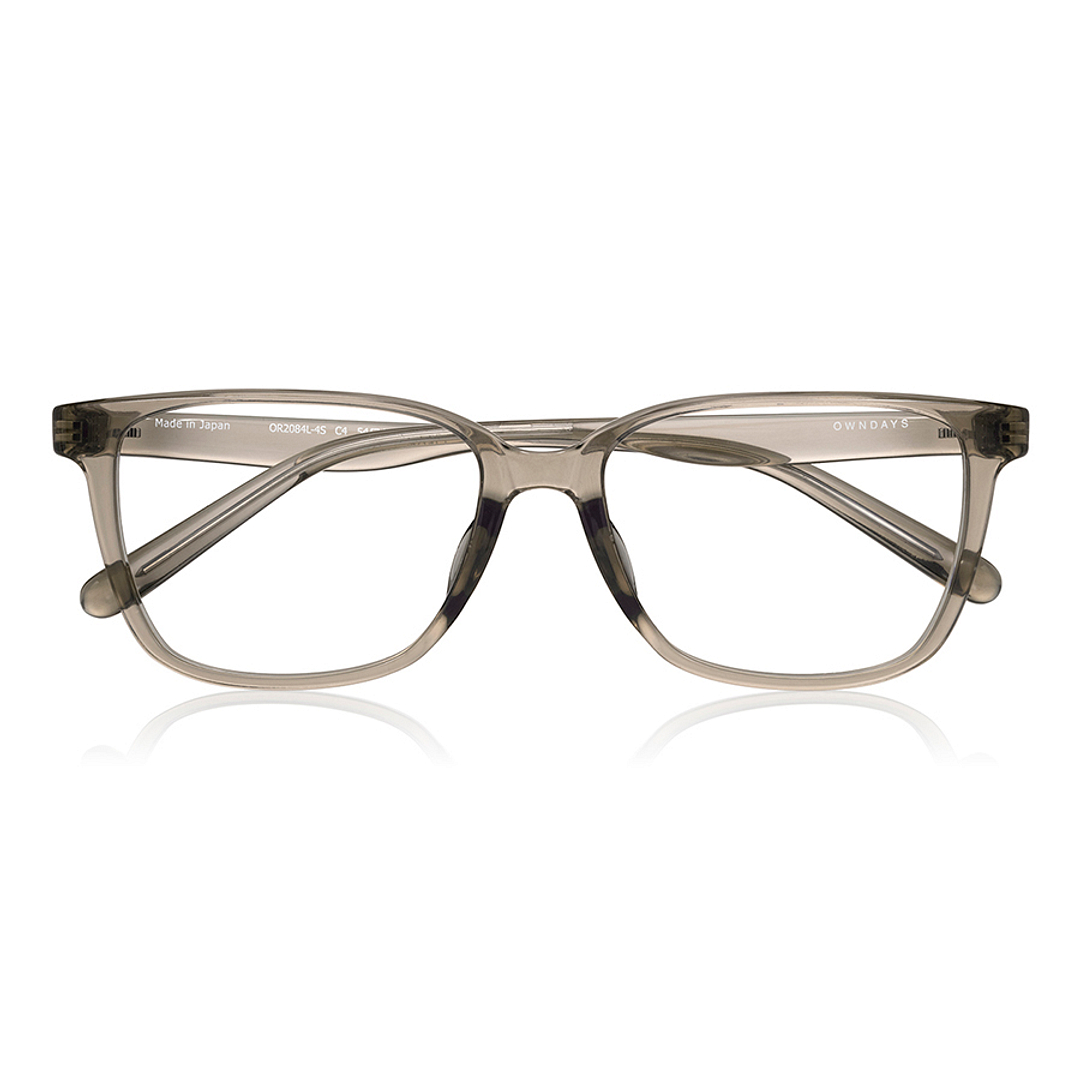OWNDAYS | ESSENTIAL Crystal Transparent Full Rim Wellington right side