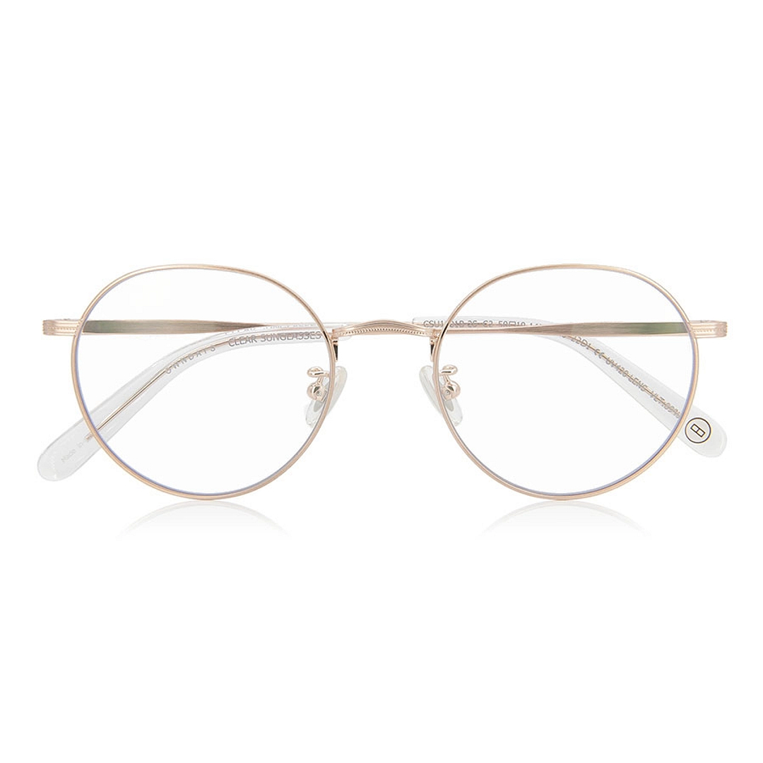 OWNDAYS | SUN Gold Full Rim Boston right side