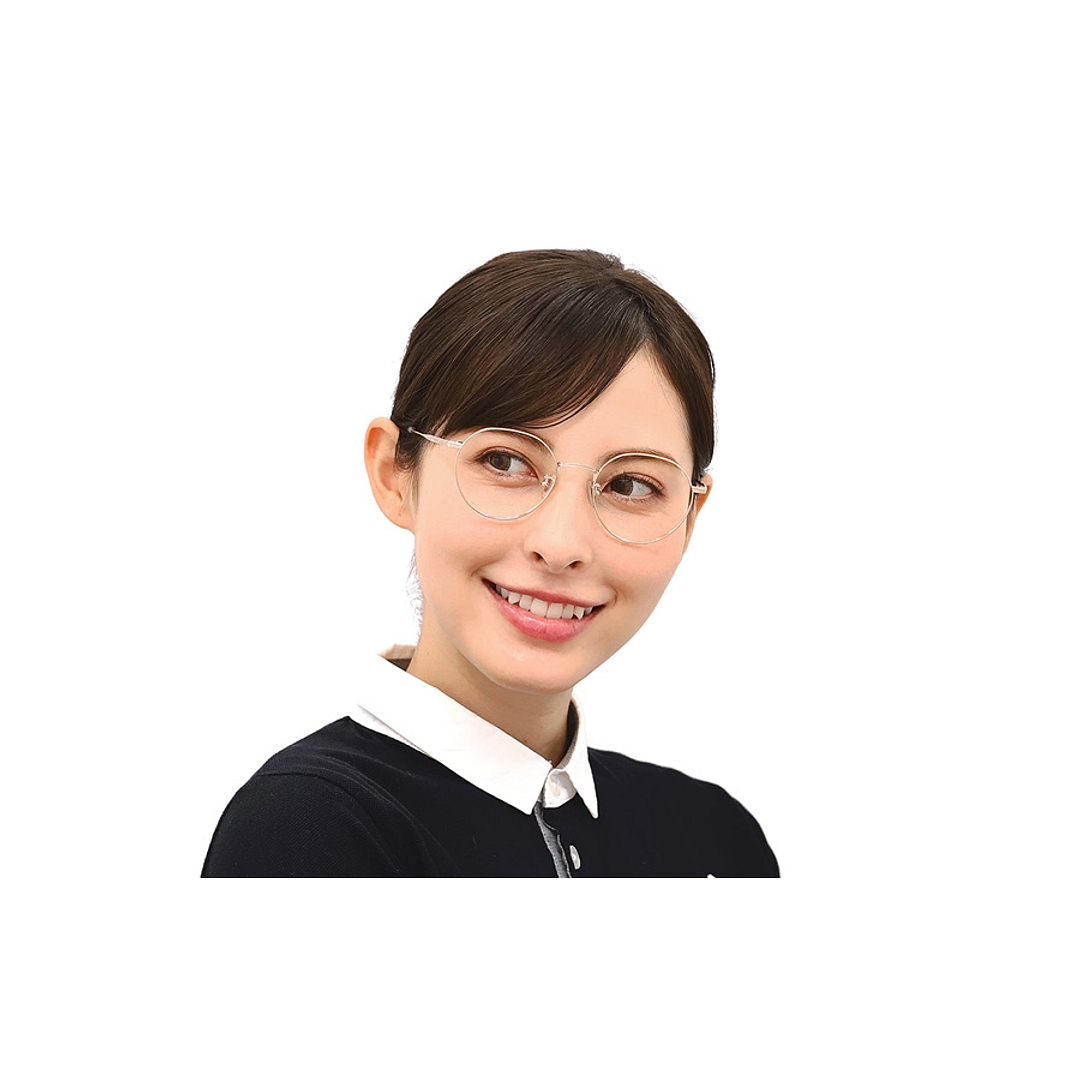 OWNDAYS | SUN Gold Full Rim Boston left side