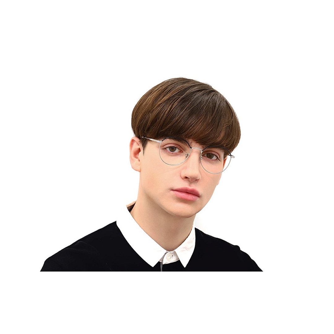 OWNDAYS | SUN Silver Full Rim Boston left side