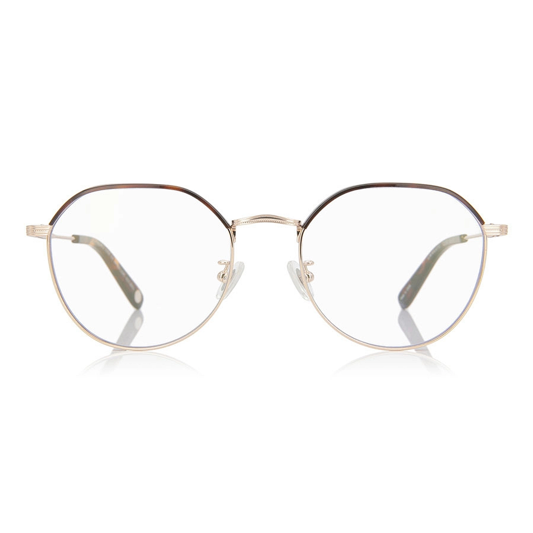 OWNDAYS | SUN Gold Full Rim Boston left side