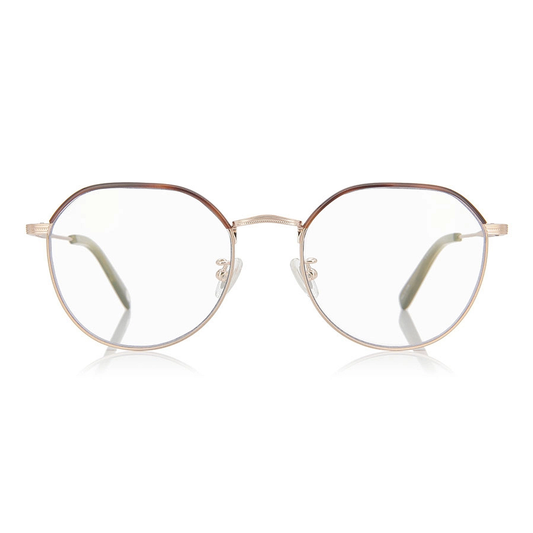 OWNDAYS | SUN Gold Full Rim Boston left side