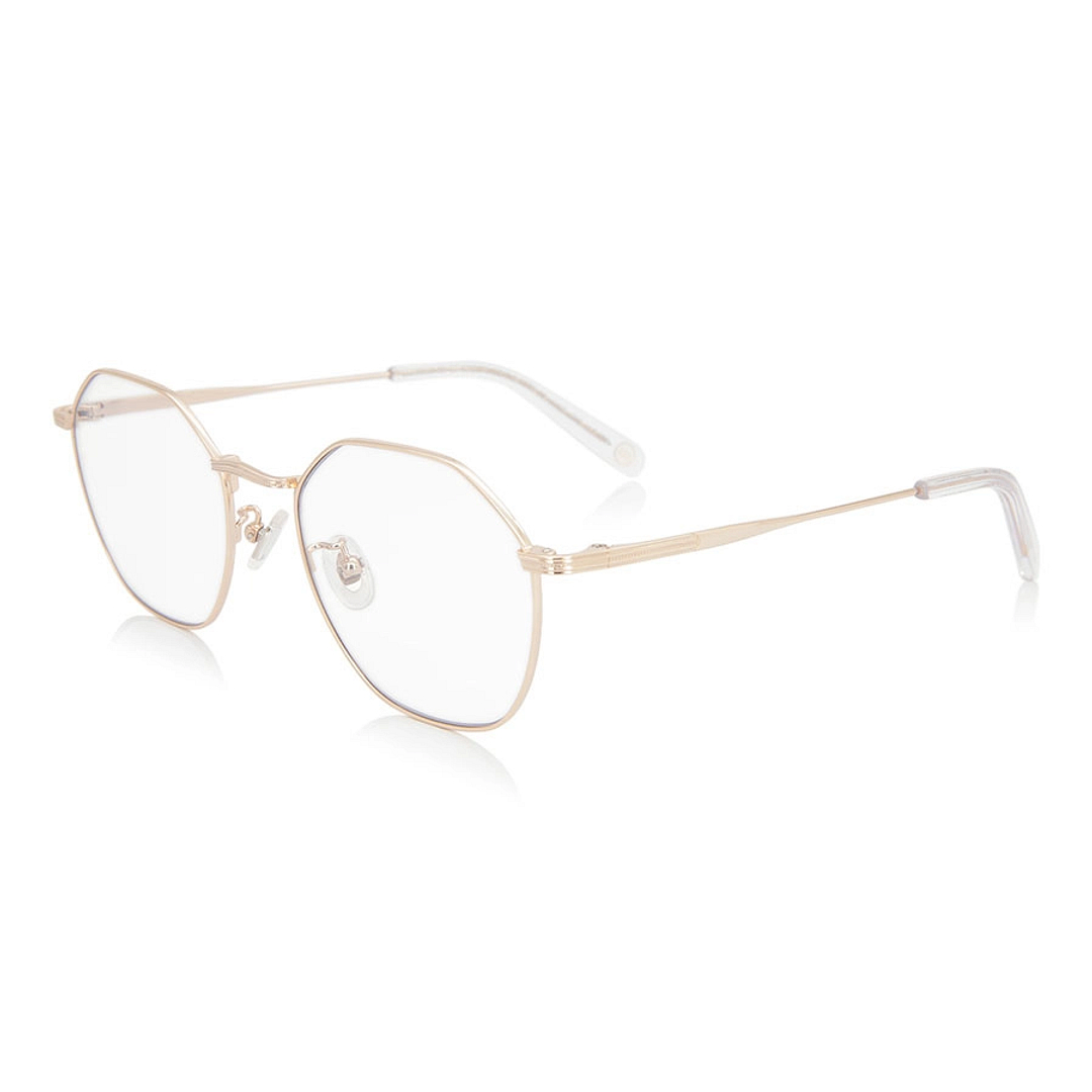 OWNDAYS | SUN Gold Full Rim Polygon right side