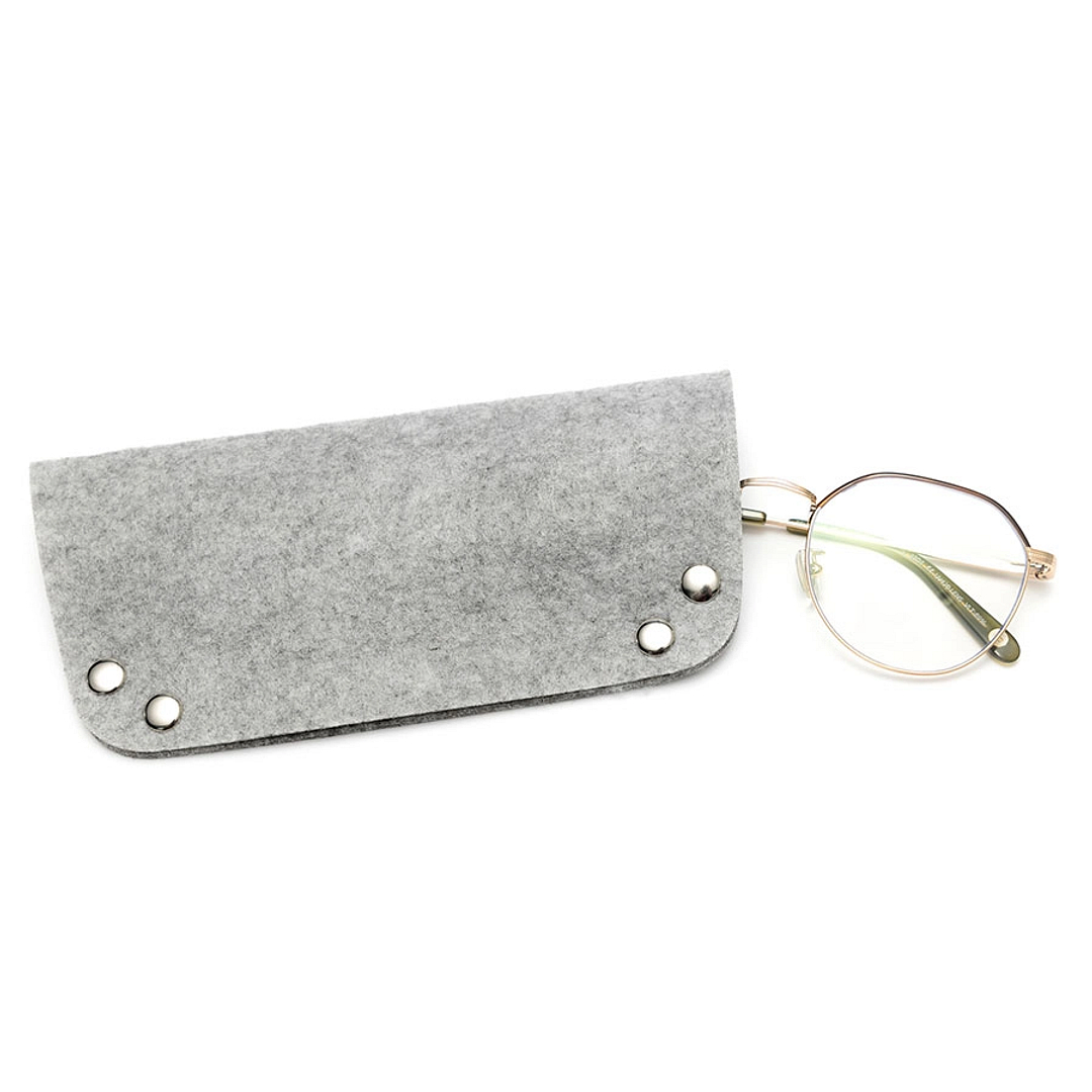 OWNDAYS | SUN Gold Full Rim Polygon left side