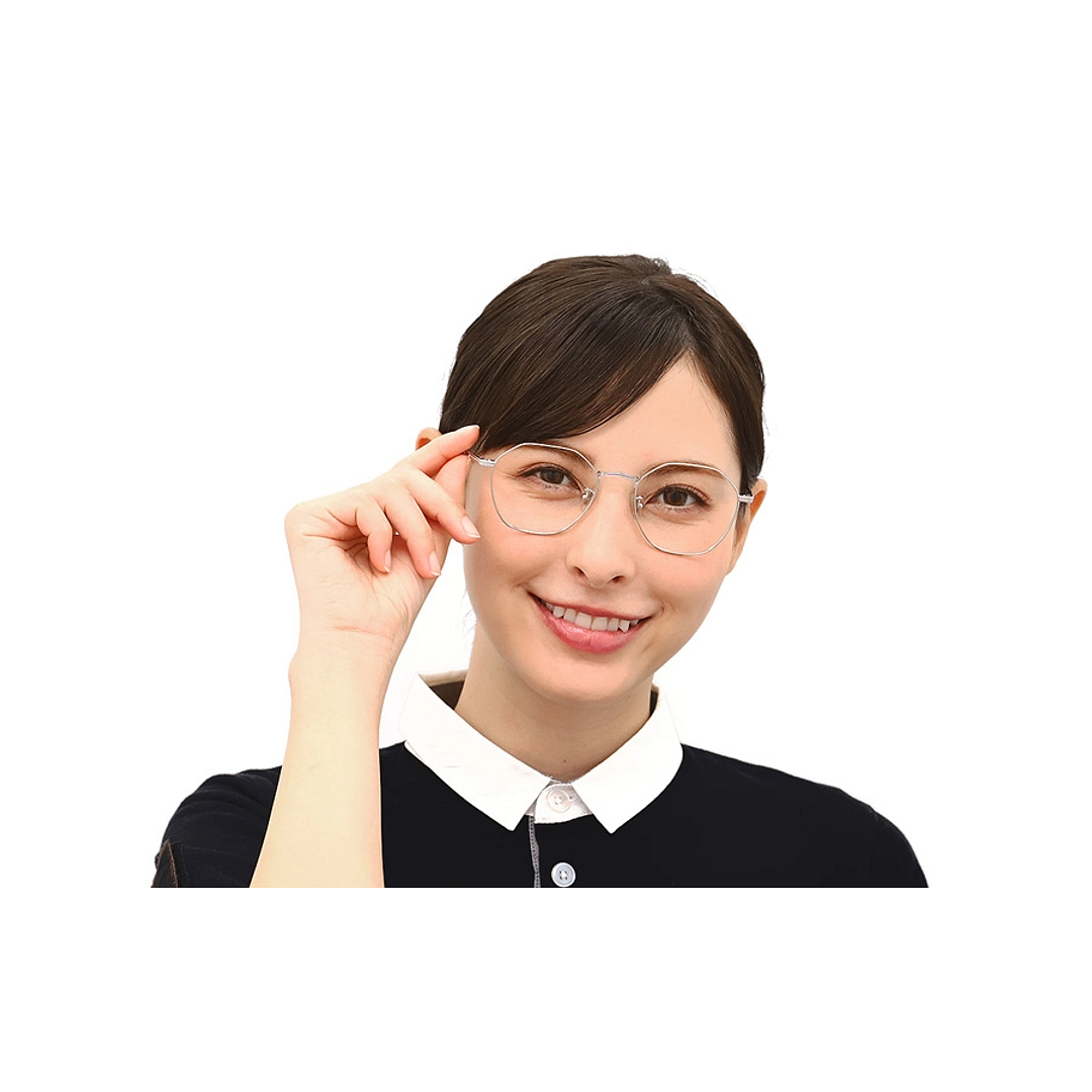 OWNDAYS | SUN Gold Full Rim Polygon left side