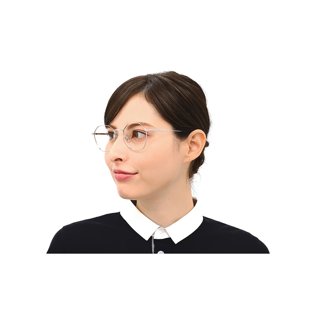 OWNDAYS | SUN Silver Full Rim Polygon right side