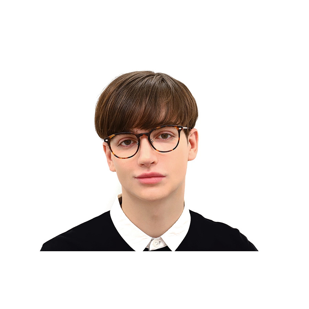 OWNDAYS | SUN Crystal Transparent Full Rim Wellington left side