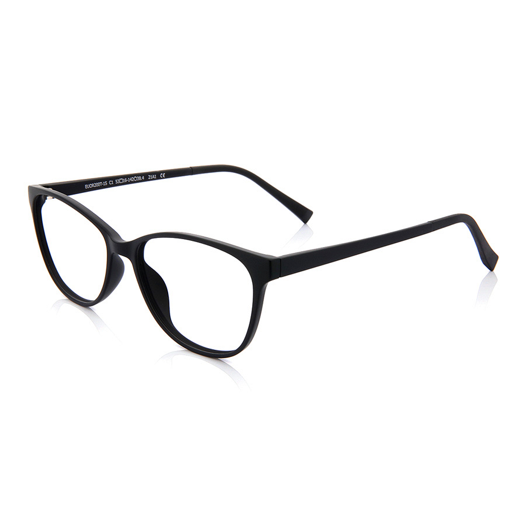 OWNDAYS | ESSENTIAL Black Full Rim Fox left side