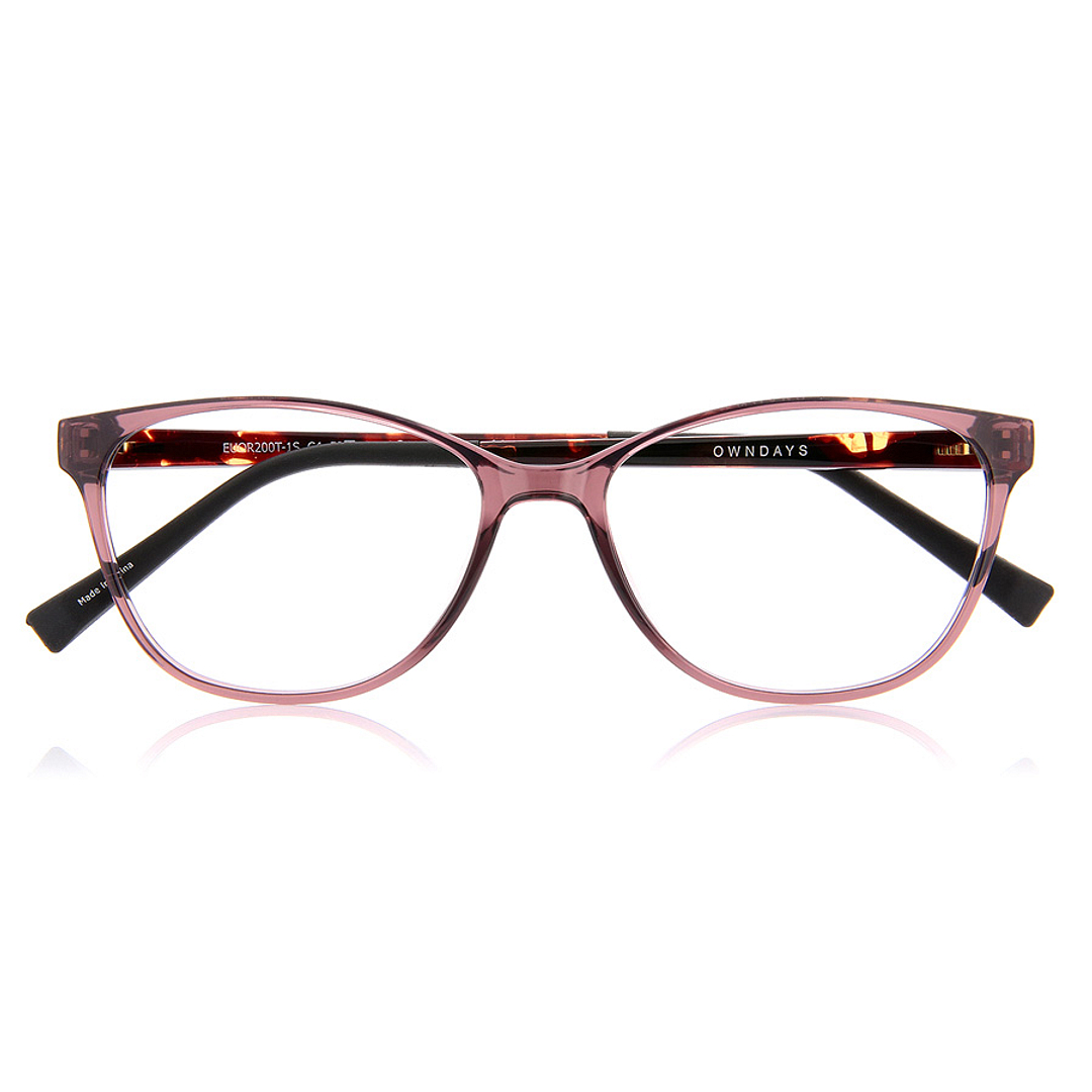 OWNDAYS | ESSENTIAL Purple Full Rim Fox right side