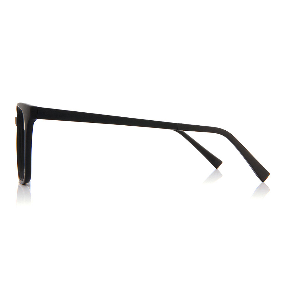 OWNDAYS | ESSENTIAL Black Full Rim Wellington left side