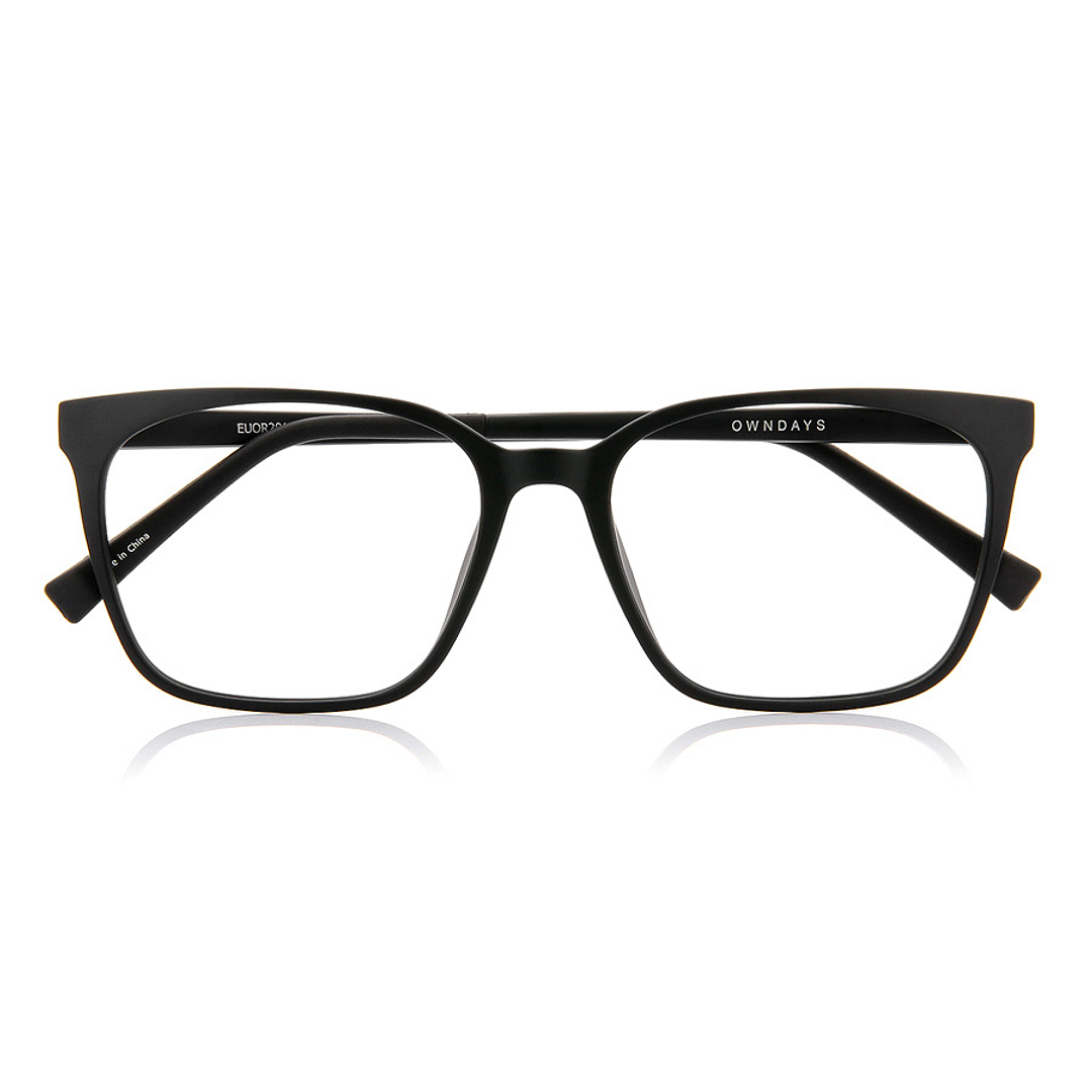 OWNDAYS | ESSENTIAL Black Full Rim Wellington right side