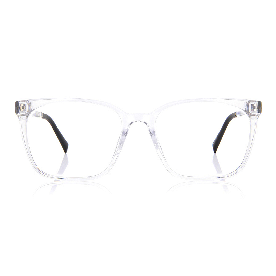 OWNDAYS | ESSENTIAL Crystal Transparent Full Rim Wellington right side