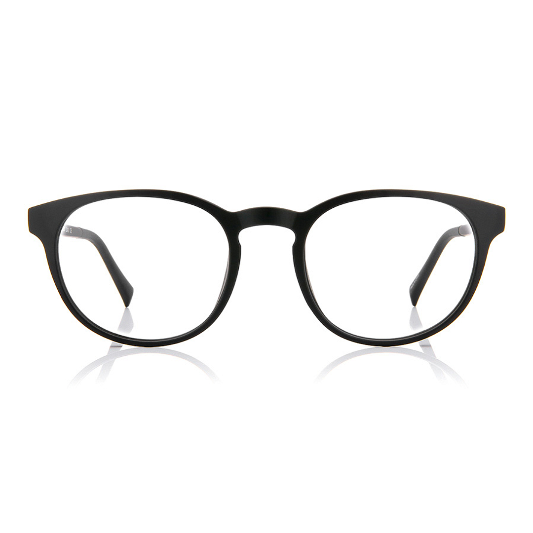 OWNDAYS | ESSENTIAL Black Full Rim Boston right side