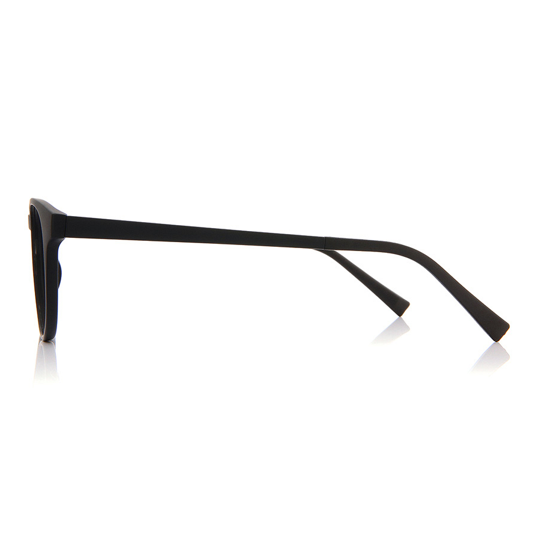 OWNDAYS | ESSENTIAL Black Full Rim Boston left side