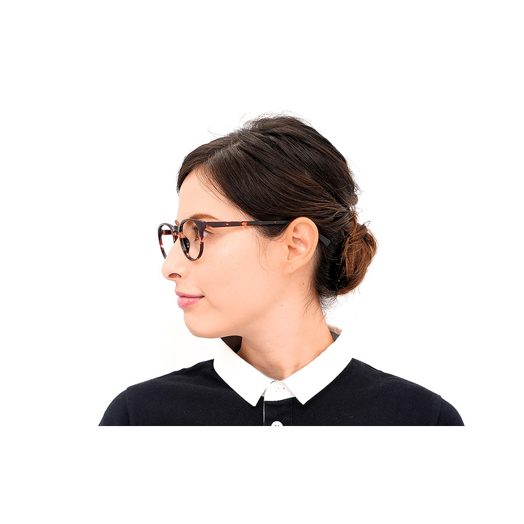 OWNDAYS | ESSENTIAL Black Full Rim Boston right side