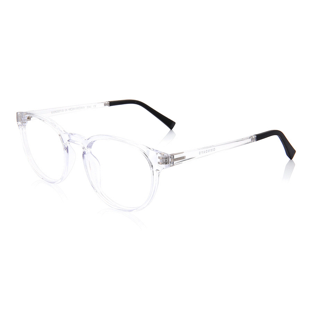 OWNDAYS | ESSENTIAL Clear Full Rim Boston left side