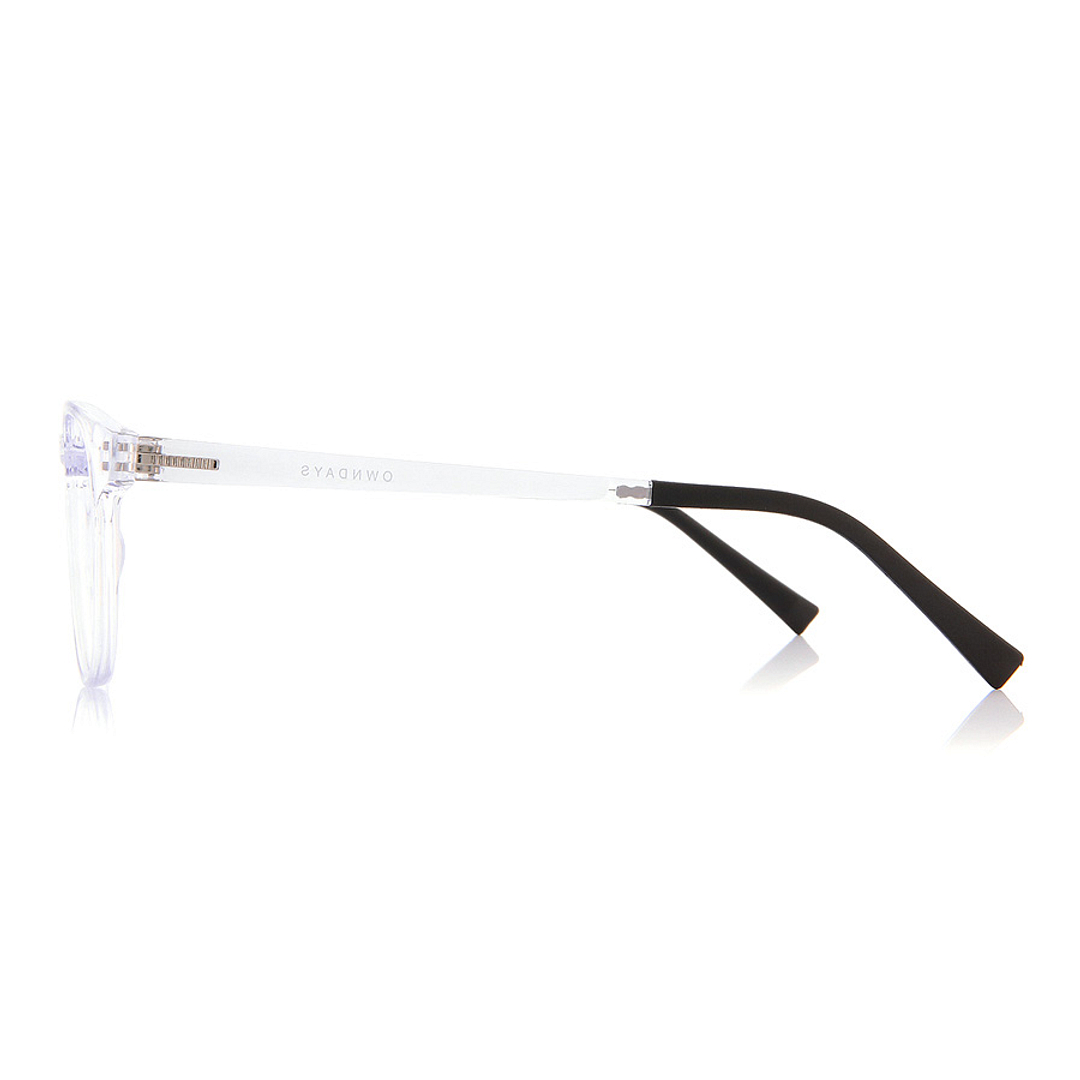 OWNDAYS | ESSENTIAL Clear Full Rim Boston left side