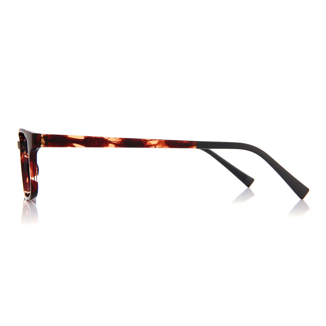 OWNDAYS | ESSENTIAL Light Brown Full Rim Rectangle left side