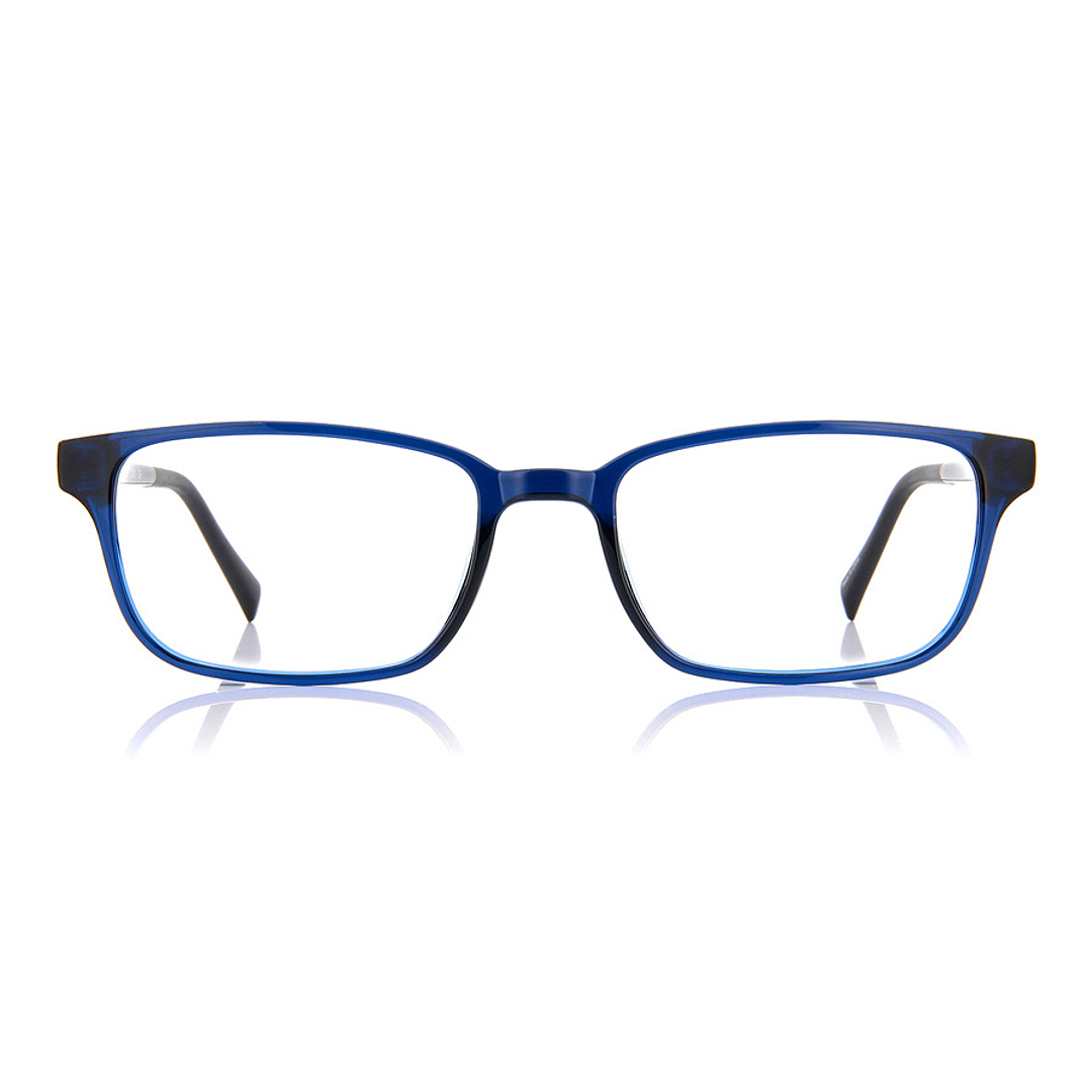 OWNDAYS | ESSENTIAL Sky Blue Full Rim Rectangle right side