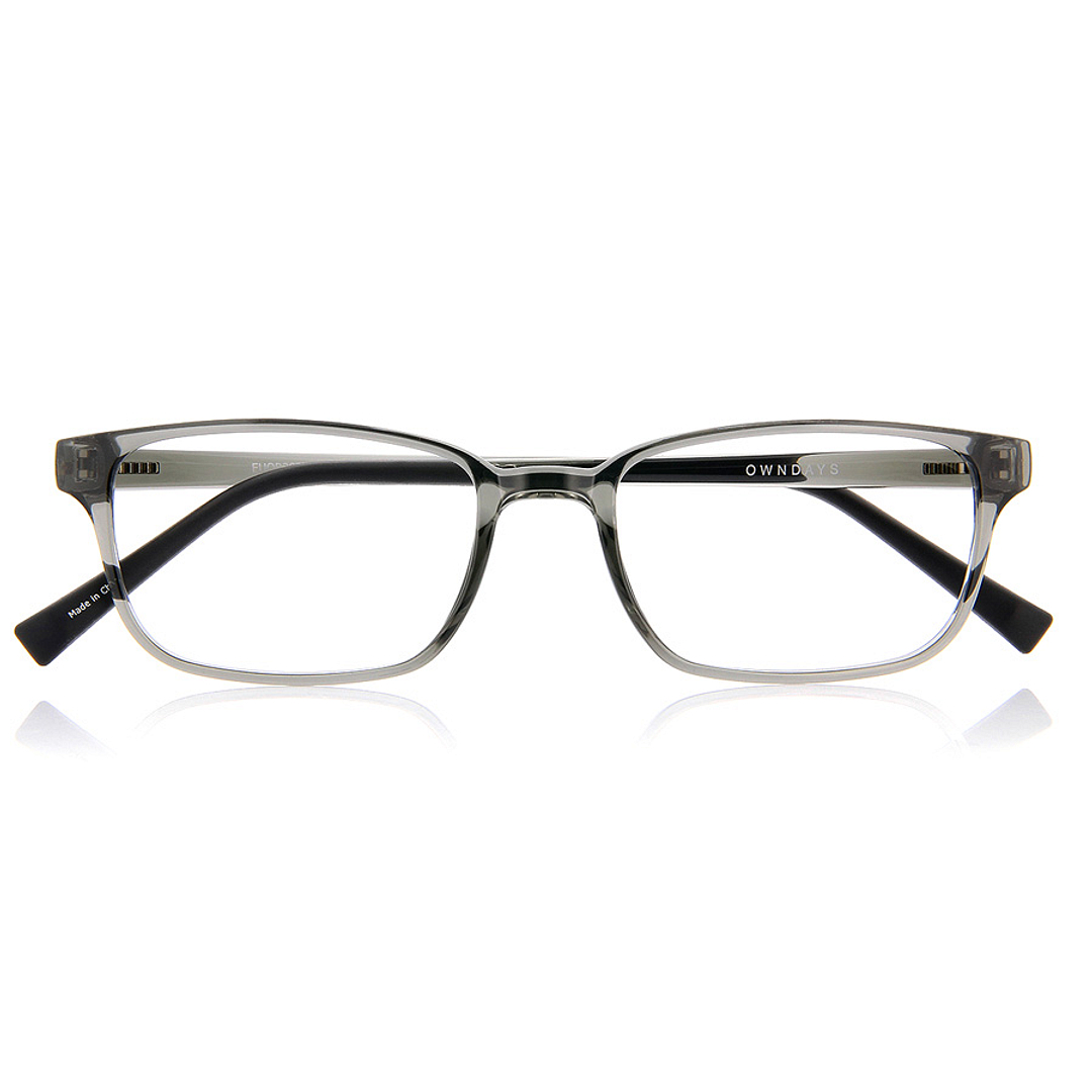 OWNDAYS | ESSENTIAL Light Gray Full Rim Rectangle right side