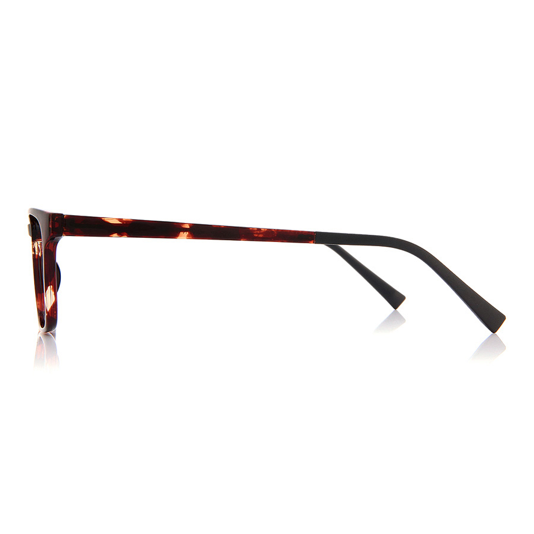 OWNDAYS | ESSENTIAL Black Full Rim Rectangle left side