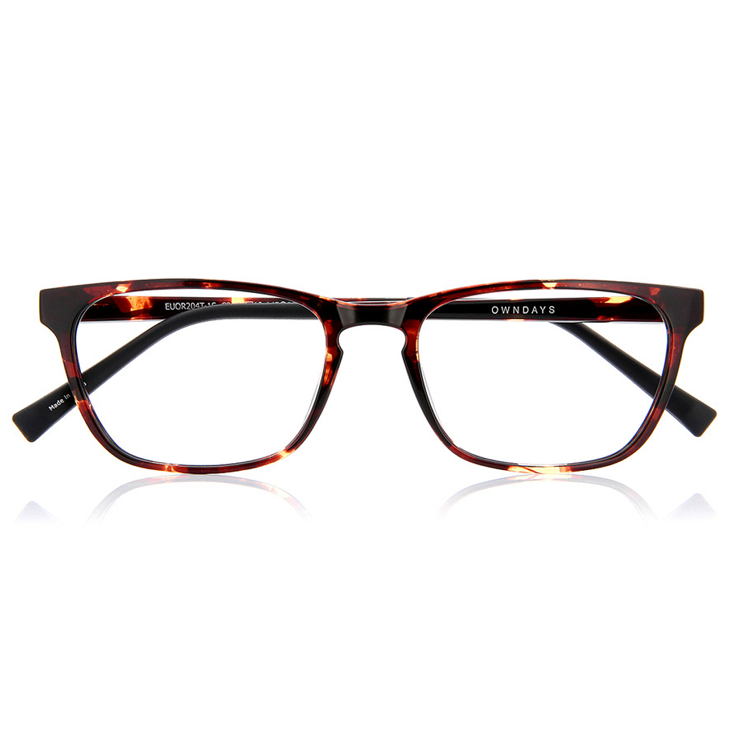 OWNDAYS | ESSENTIAL Black Full Rim Rectangle right side
