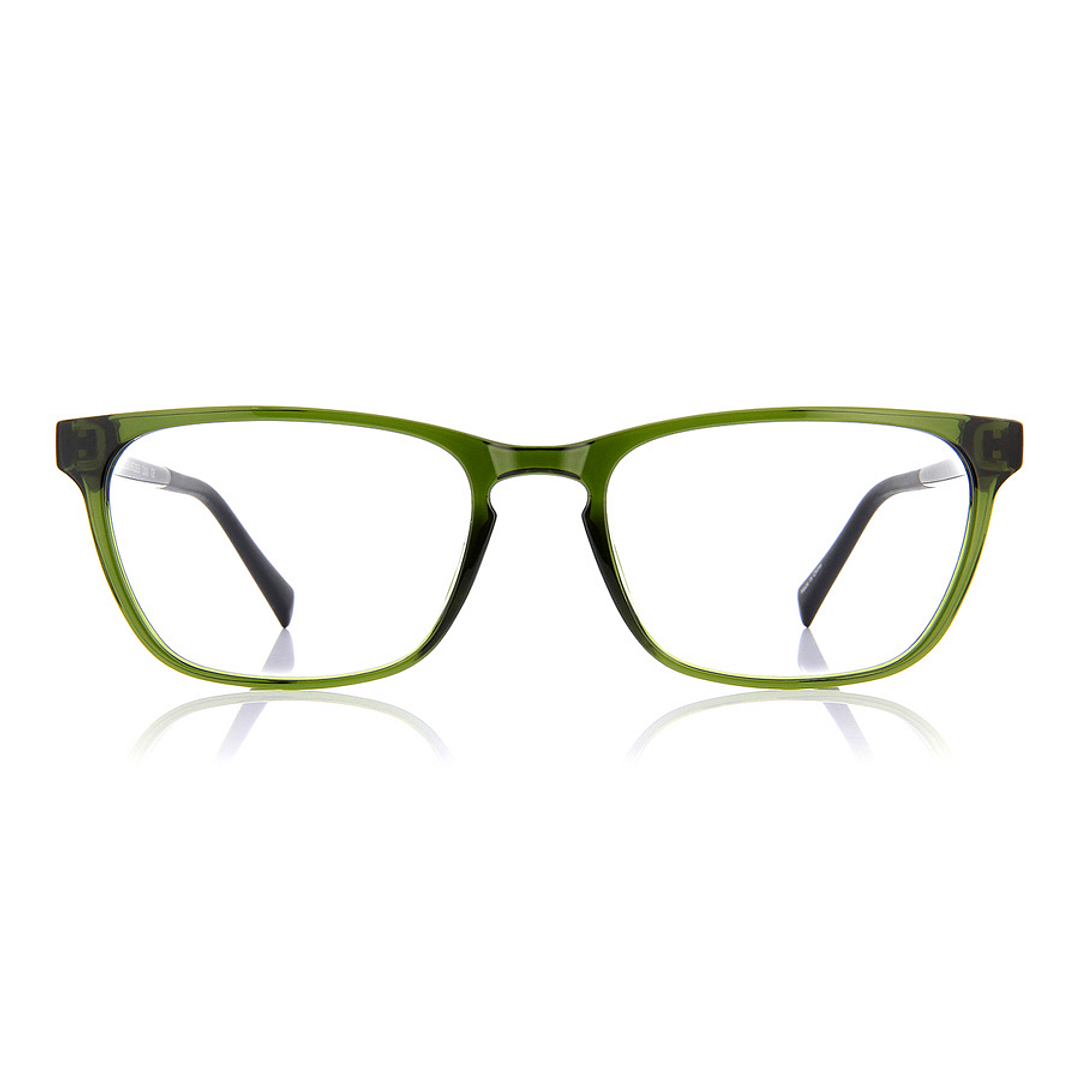 OWNDAYS | ESSENTIAL Green Full Rim Rectangle right side
