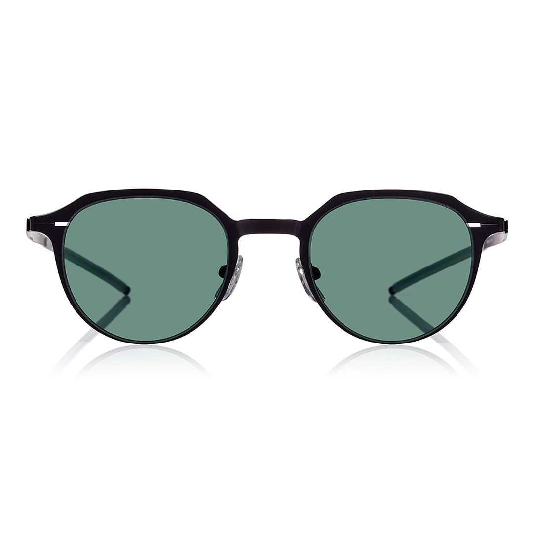 OWNDAYS | SUN Black Full Rim Boston left side