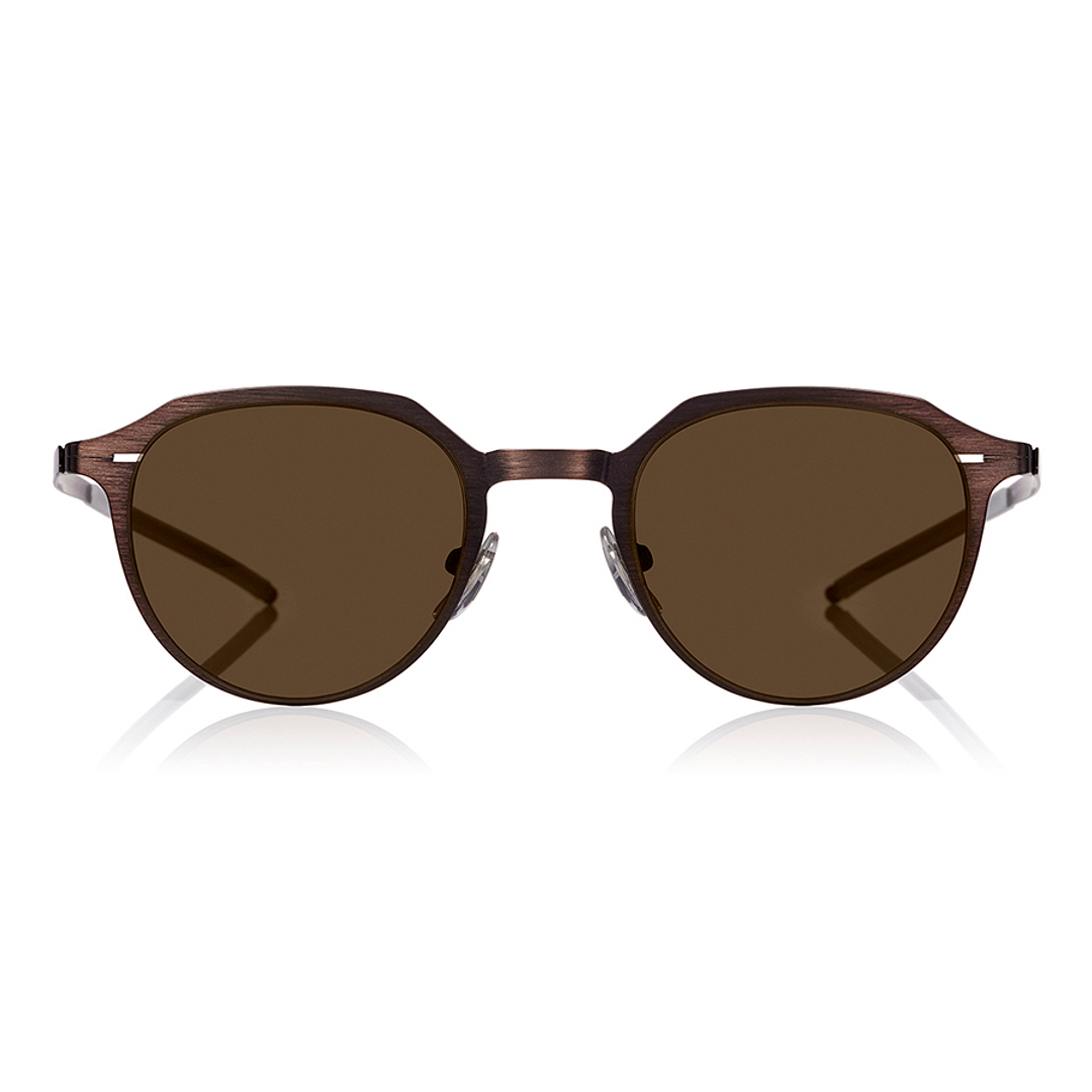 OWNDAYS | SUN Dark Brown Full Rim Boston left side