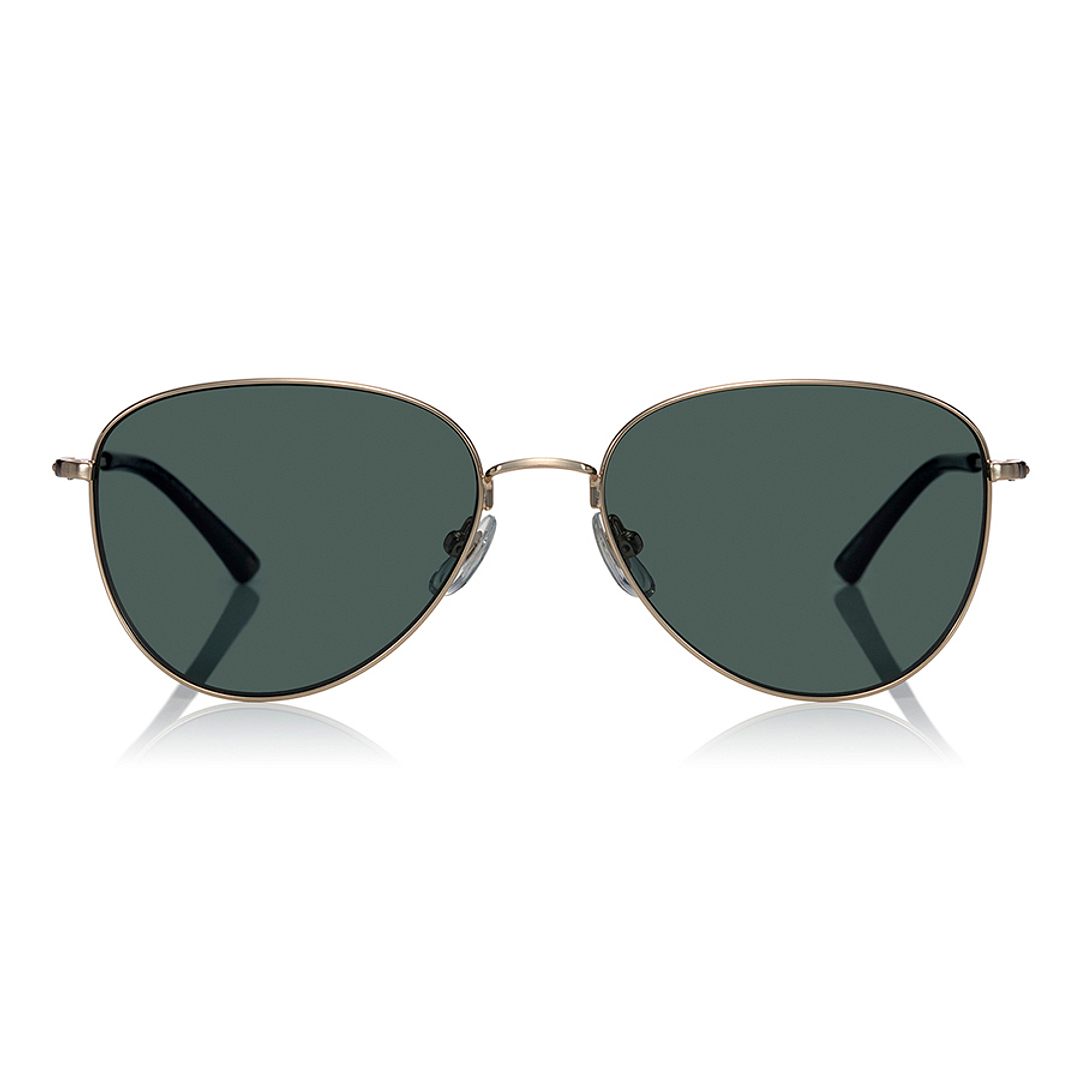 OWNDAYS | SUN Gold Full Rim Teardrop left side