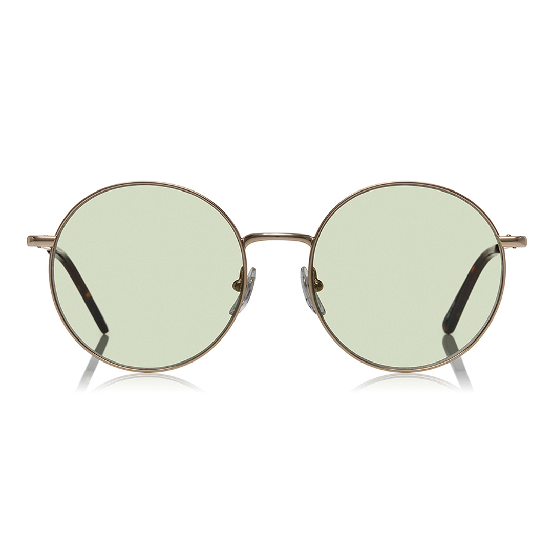 OWNDAYS | SUN Gold Full Rim Round left side