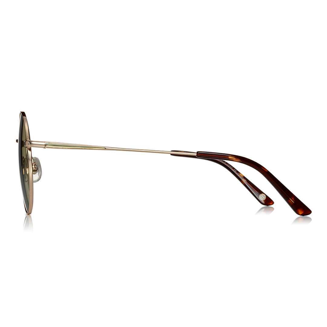 OWNDAYS | SUN Gold Full Rim Round left side