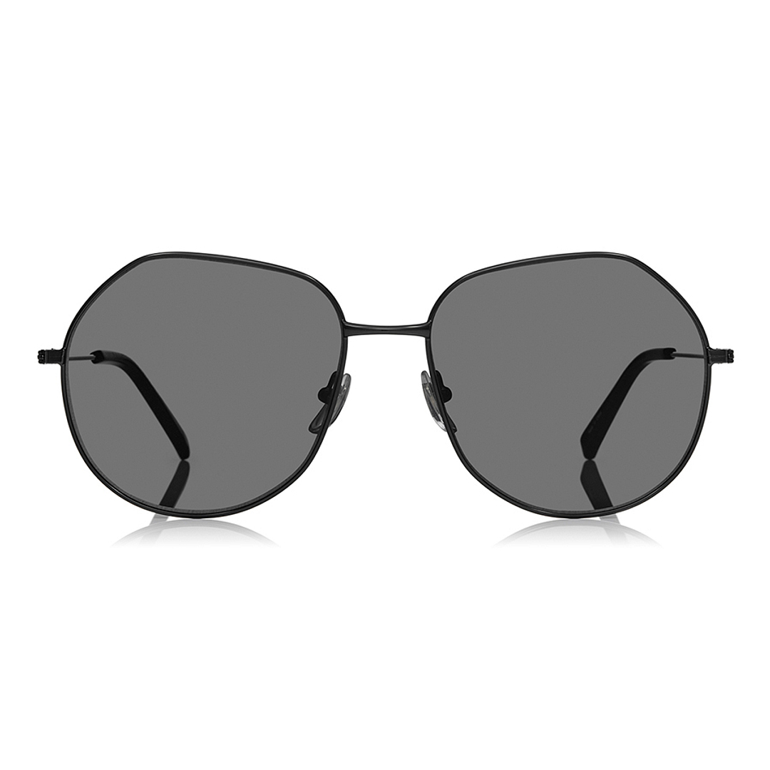 OWNDAYS | SUN Mid Gunmetal Full Rim Polygon left side