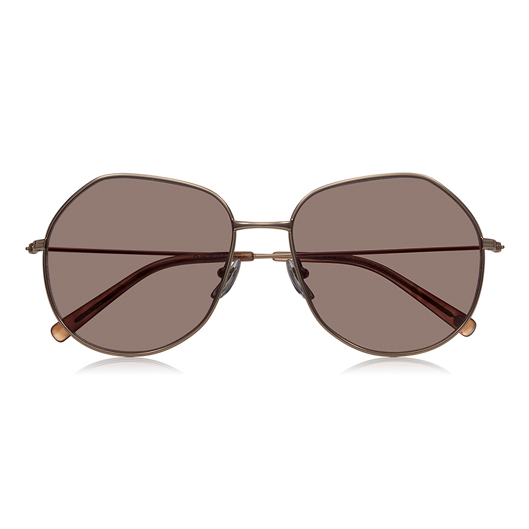 OWNDAYS | SUN Gold Full Rim Polygon right side