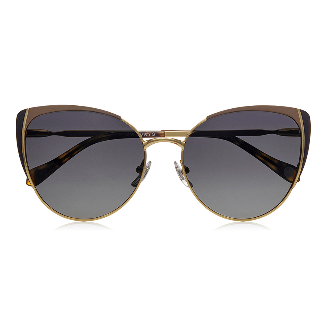 OWNDAYS | SUN Light Brown Full Rim Fox right side