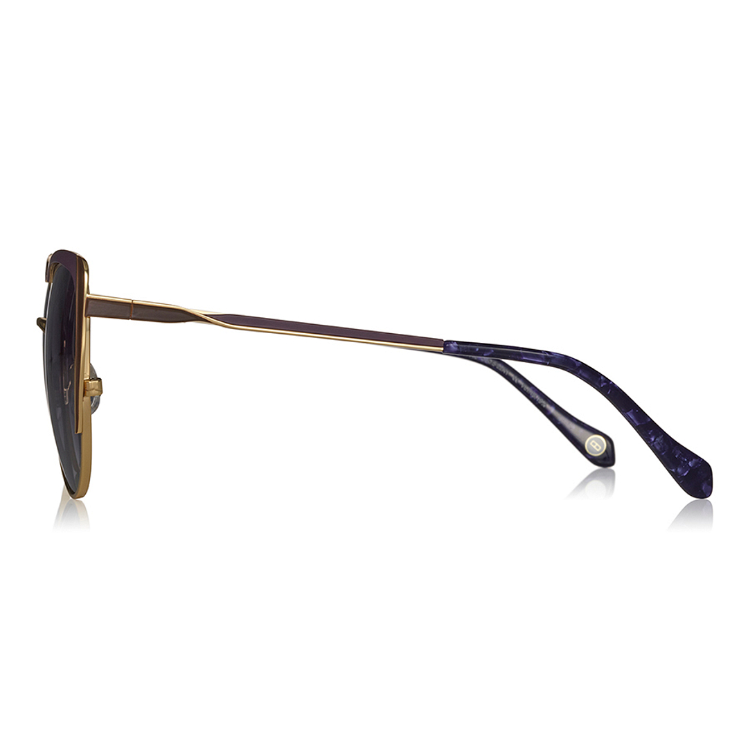 OWNDAYS | SUN Purple Full Rim Fox left side