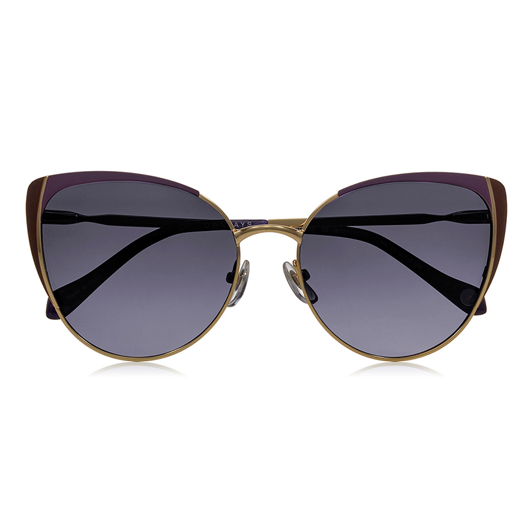 OWNDAYS | SUN Purple Full Rim Fox right side