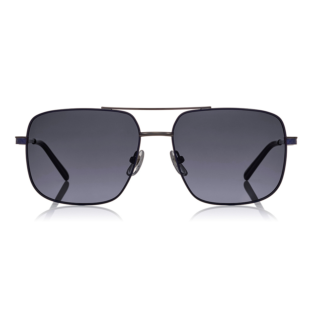 OWNDAYS | SUN Sky Blue Full Rim Polygon left side