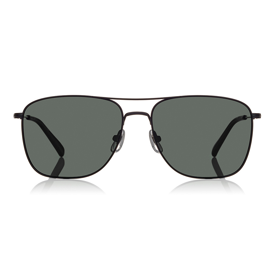 OWNDAYS | SUN Black Full Rim Polygon left side