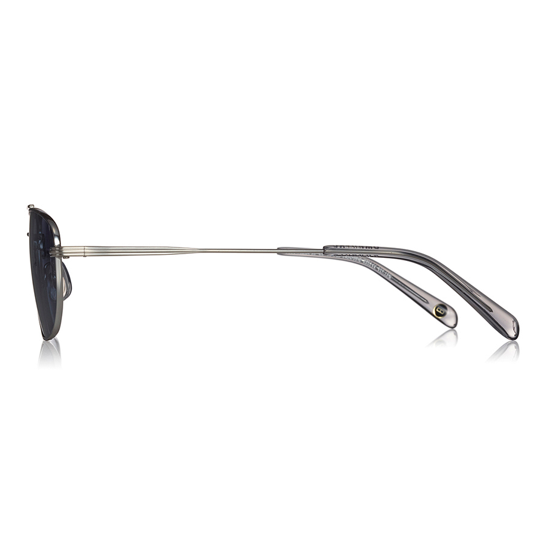 OWNDAYS | SUN Silver Full Rim Polygon left side