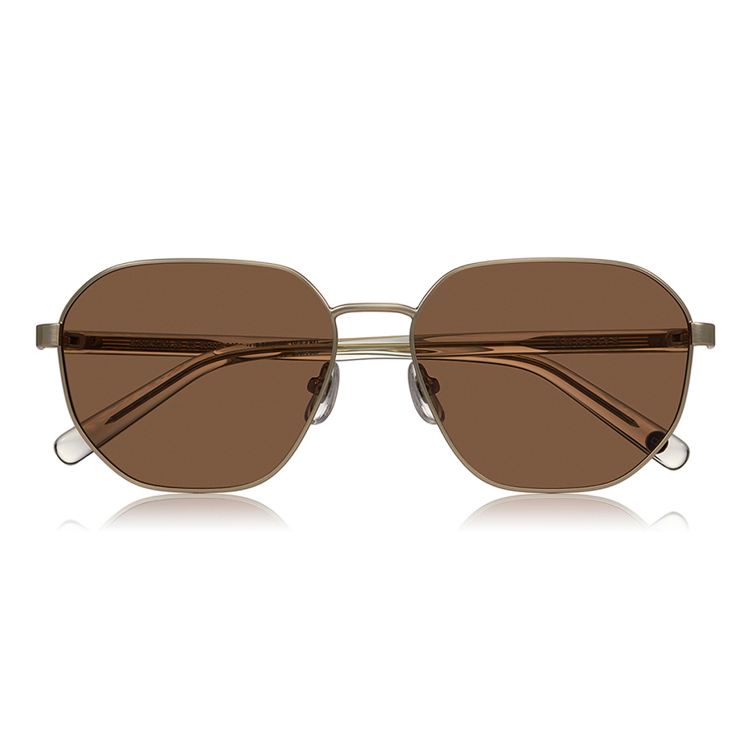 OWNDAYS | SUN Gold Full Rim Polygon right side