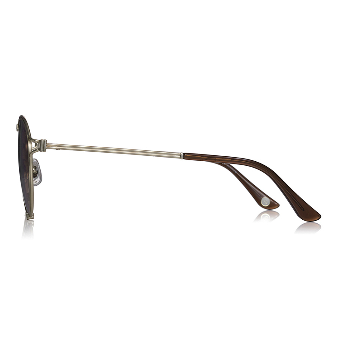 OWNDAYS | SUN Gold Full Rim Oval left side