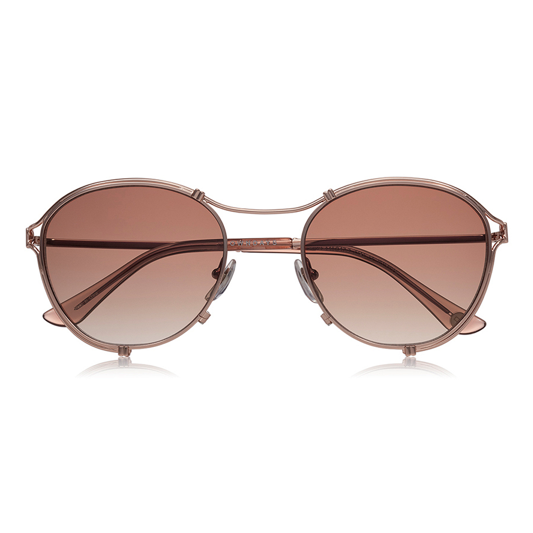 OWNDAYS | SUN Gold Full Rim Oval right side