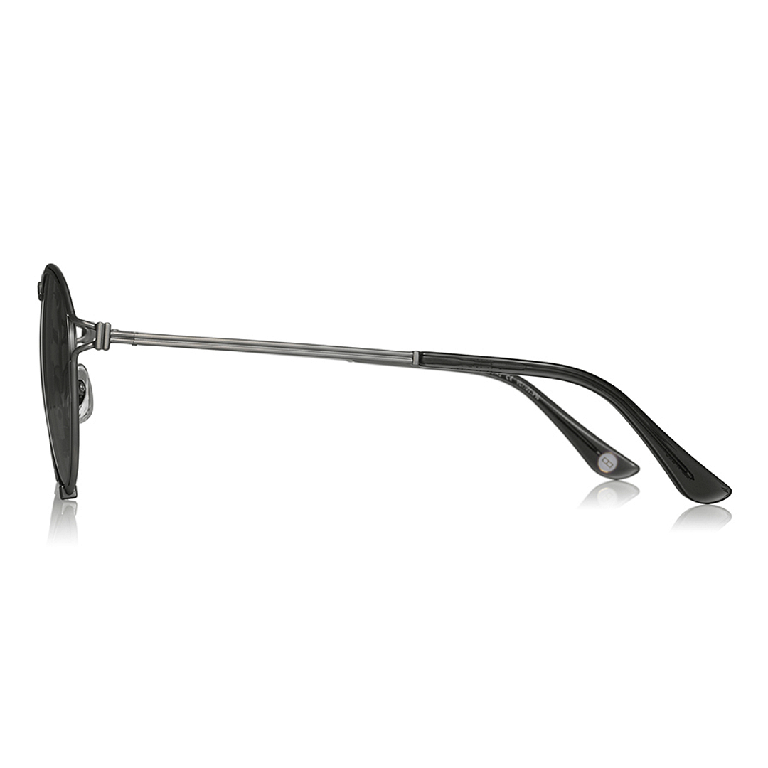 OWNDAYS | SUN Mid Gunmetal Full Rim Oval left side