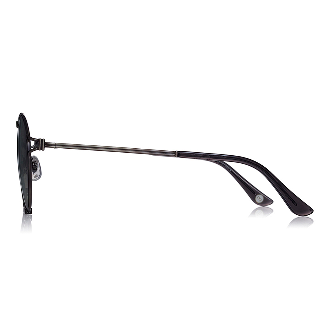 OWNDAYS | SUN Mid Gunmetal Full Rim Oval left side