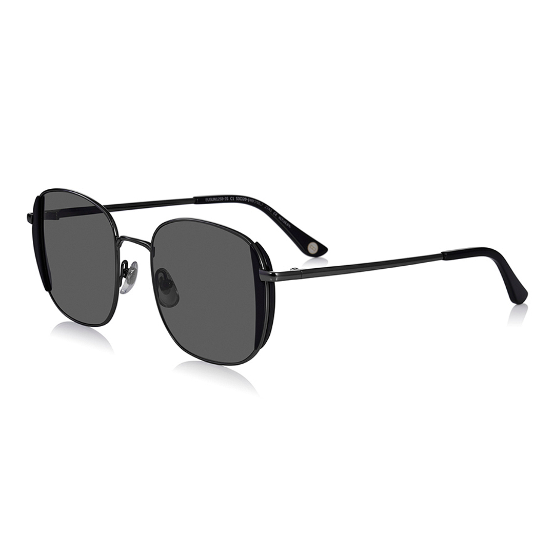OWNDAYS | SUN Mid Gunmetal Full Rim Rectangle left side