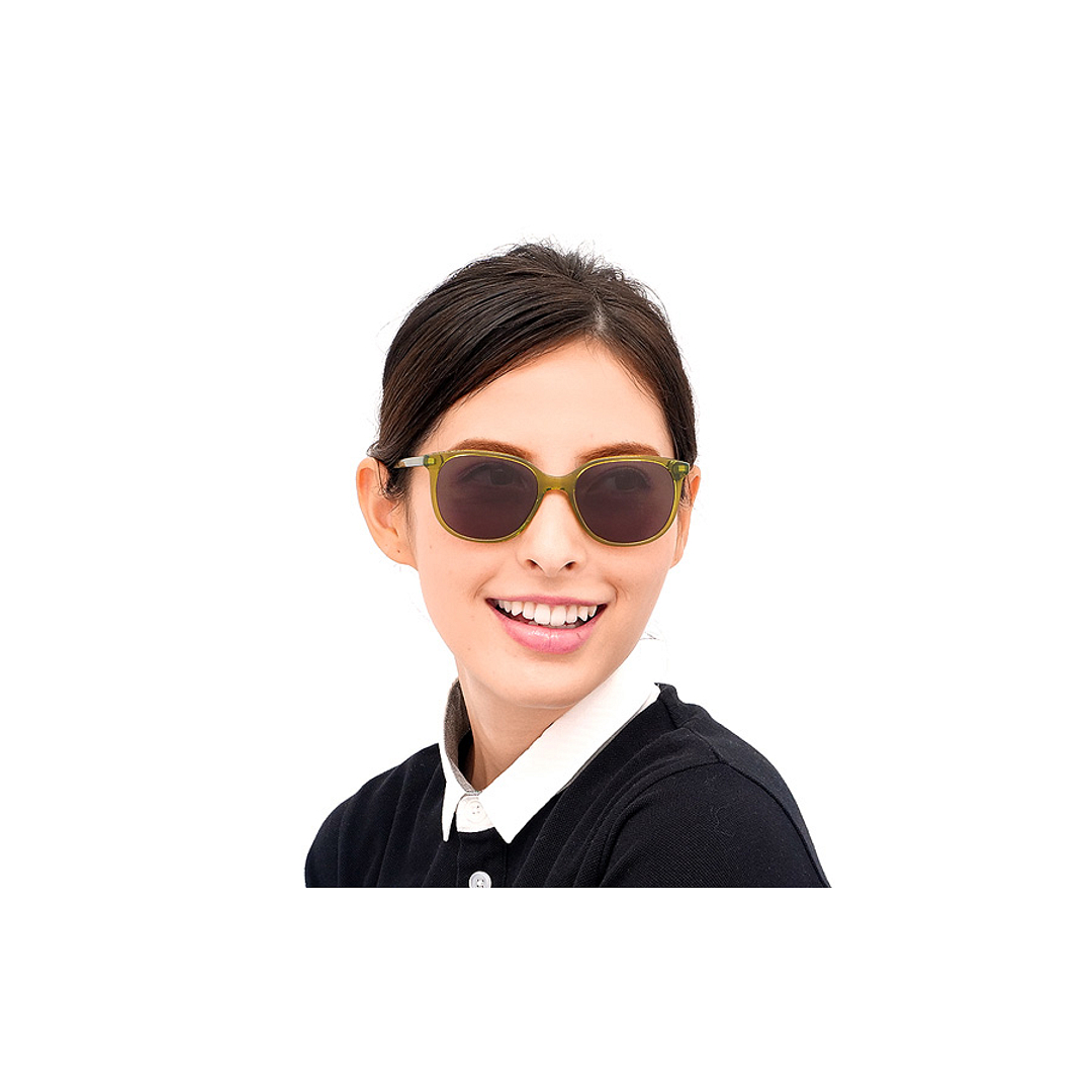 OWNDAYS | SUN Clear Yellow Full Rim Boston left side