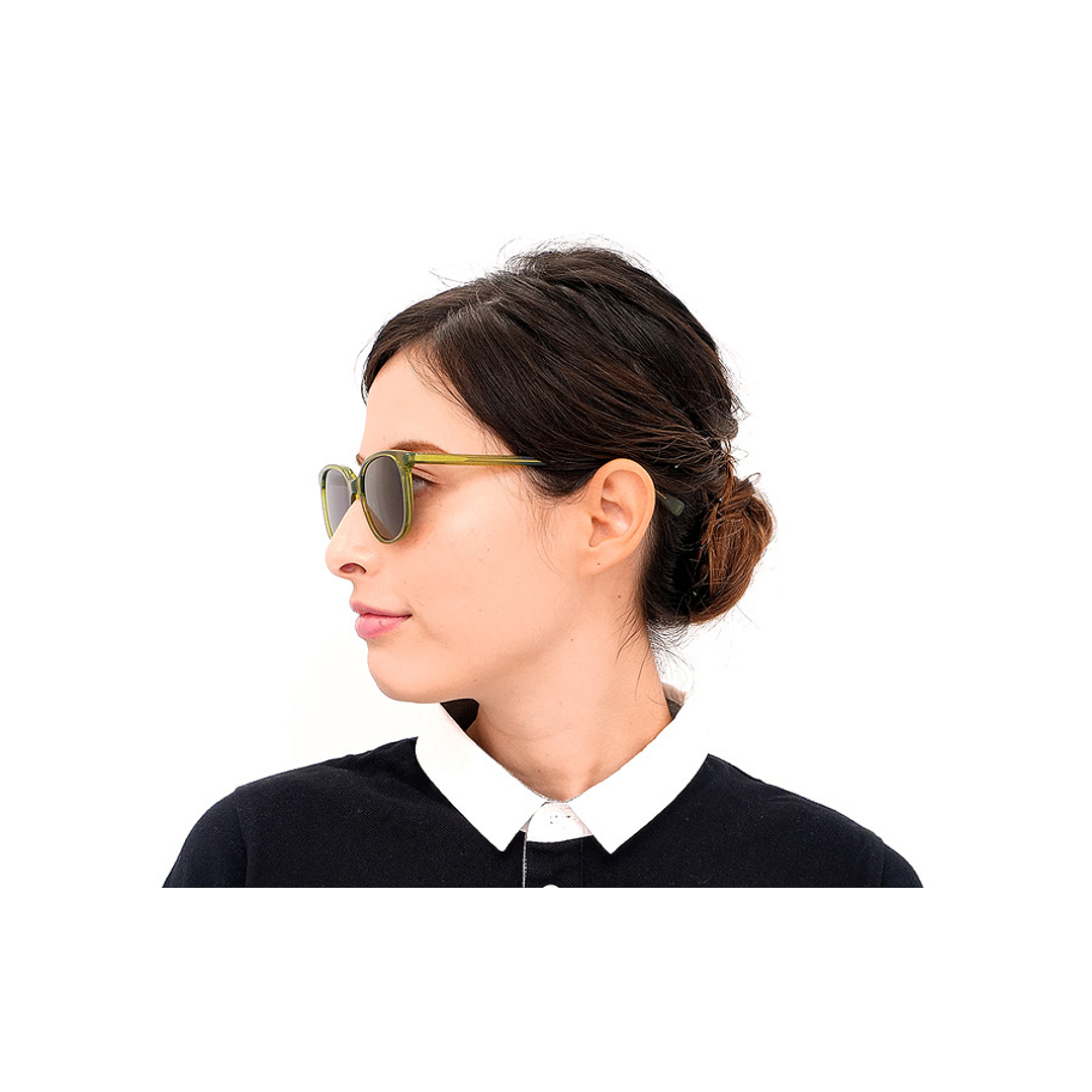 OWNDAYS | SUN Clear Yellow Full Rim Boston right side