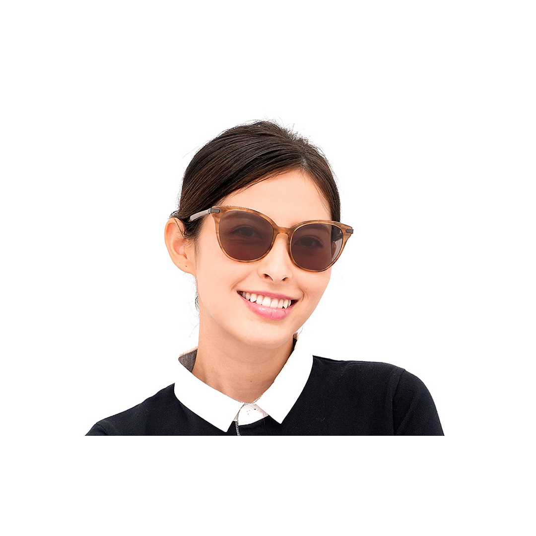 OWNDAYS | SUN Light Brown Full Rim Fox left side