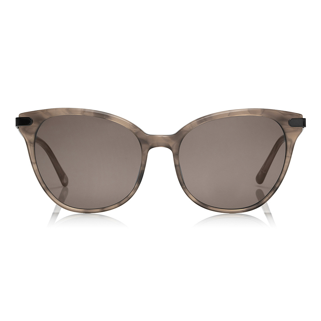 OWNDAYS | SUN Light Brown Full Rim Fox left side